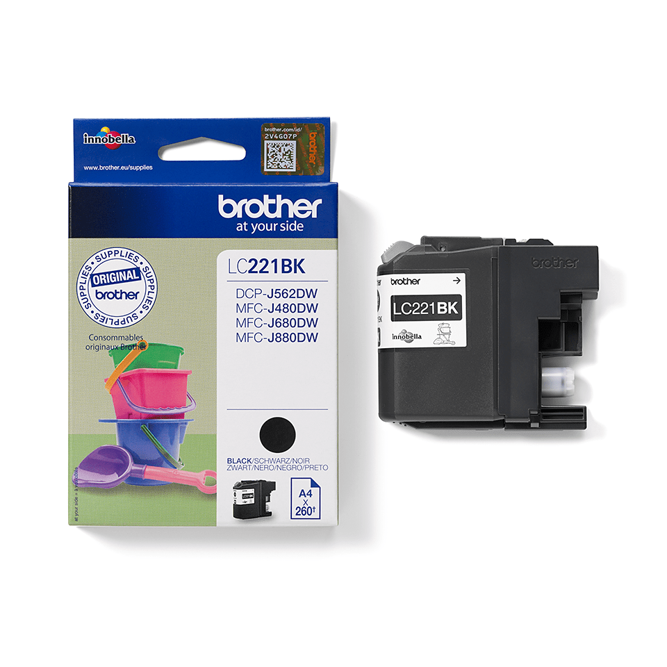 Genuine Brother LC221BK Ink Cartridge – Black 3